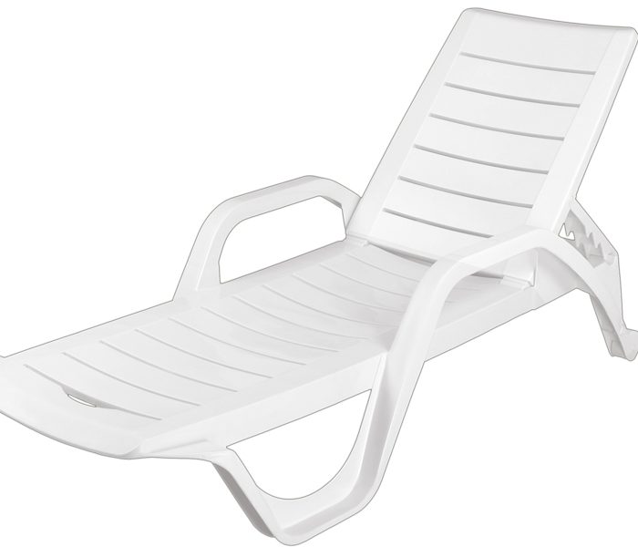Ege Sunlounger White