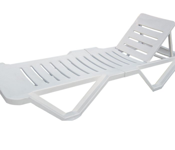 Sun Sunlounger White